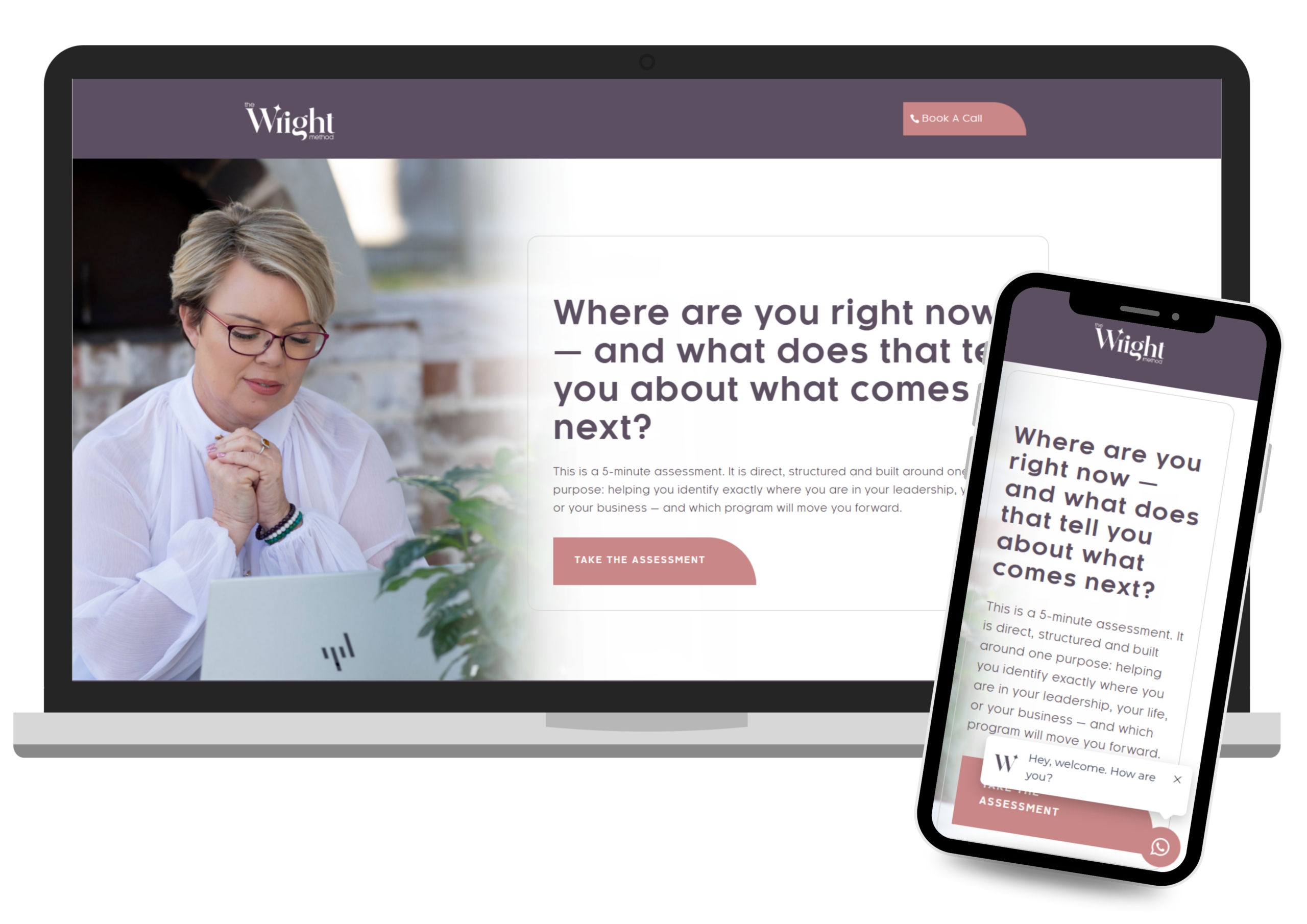 The assessment mockup